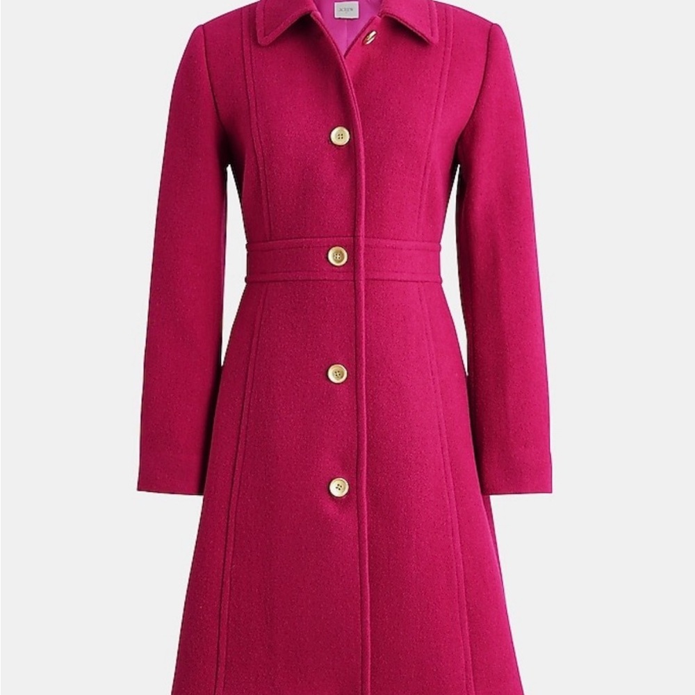 J. Crew Factory Wool Blend Lady Day Coat